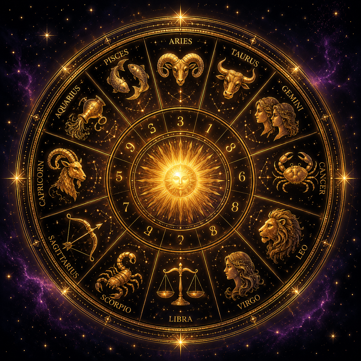 Zodiac Wheel